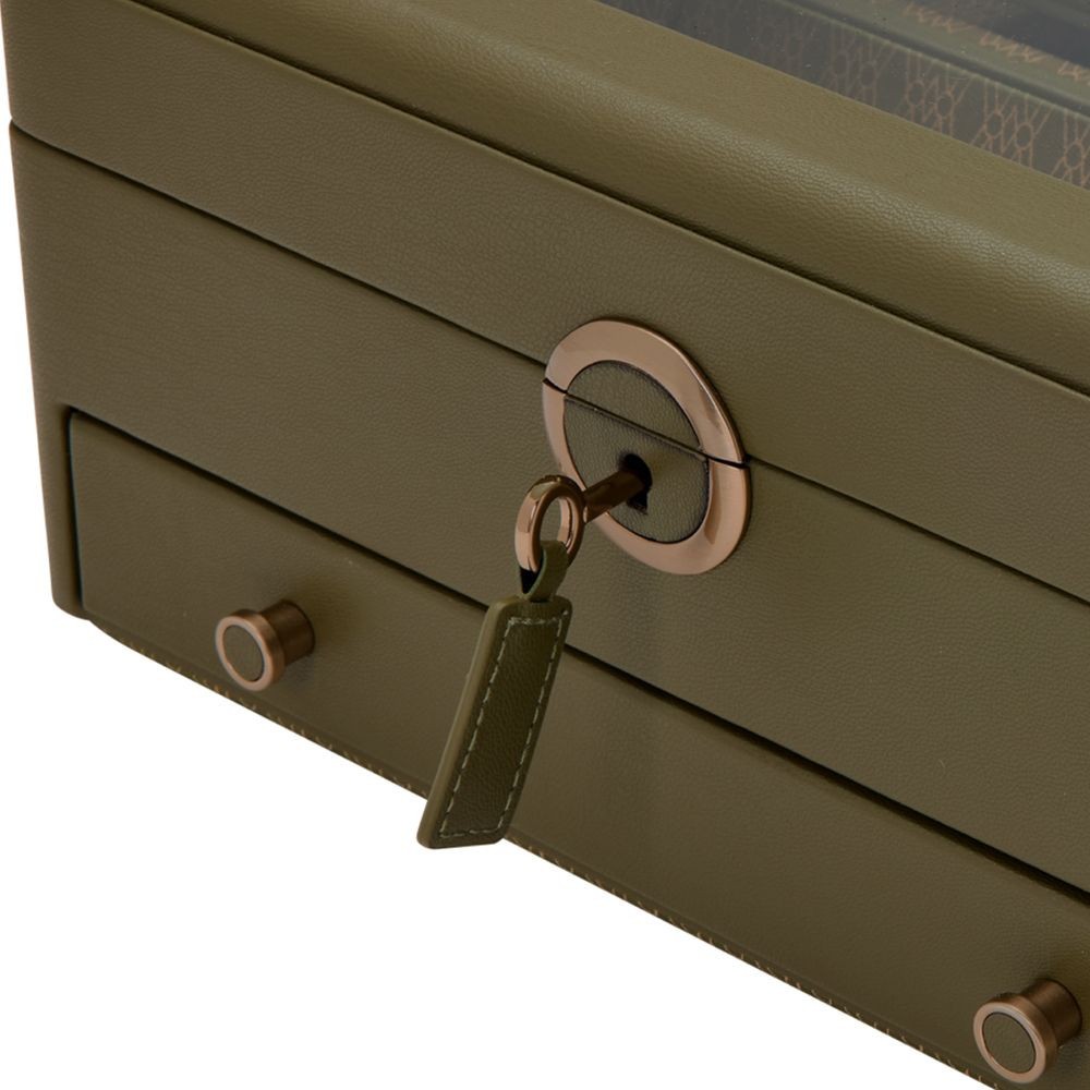 Wolf Earth Watch Stand Box Olive 190741