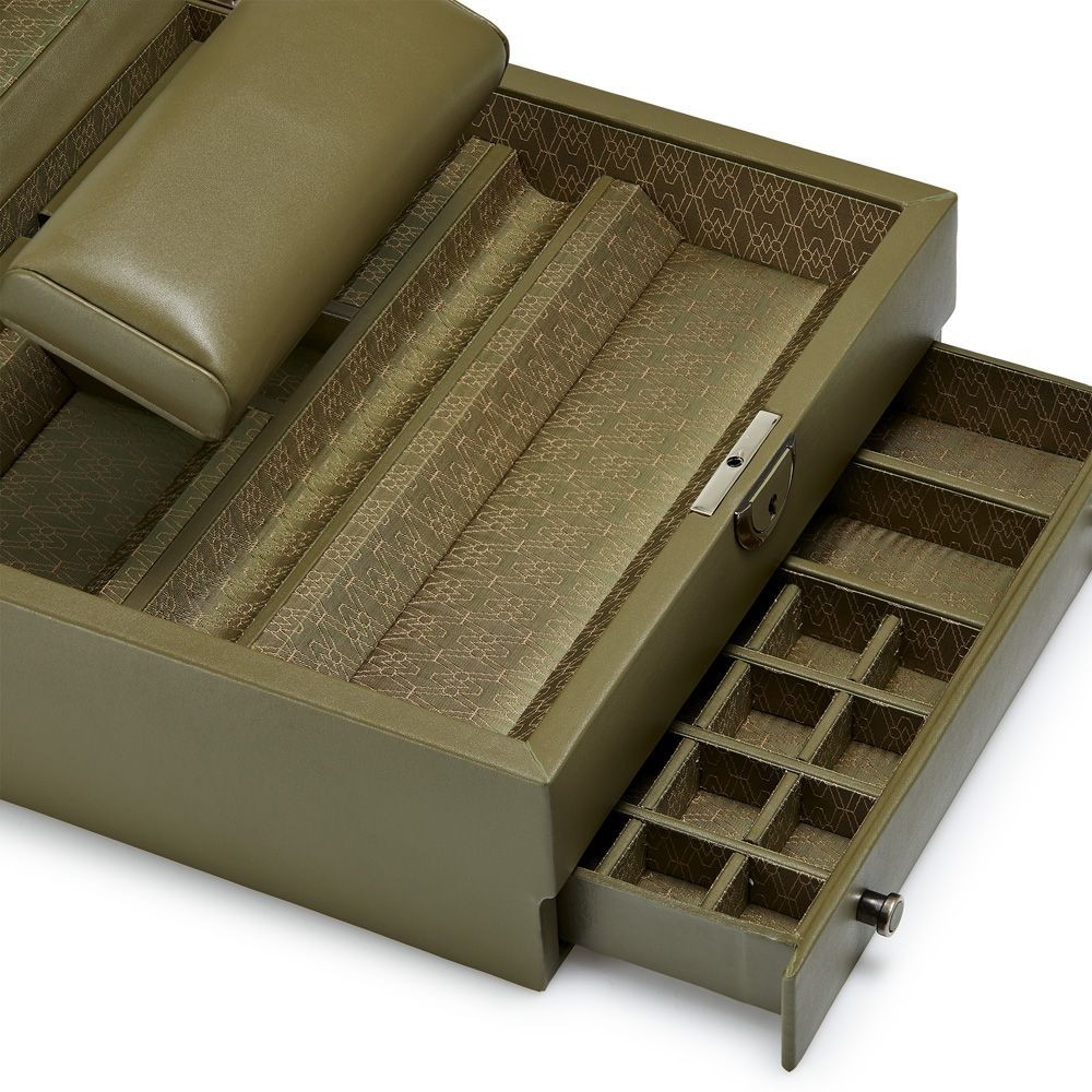 Wolf Earth Watch Stand Box Olive 190741