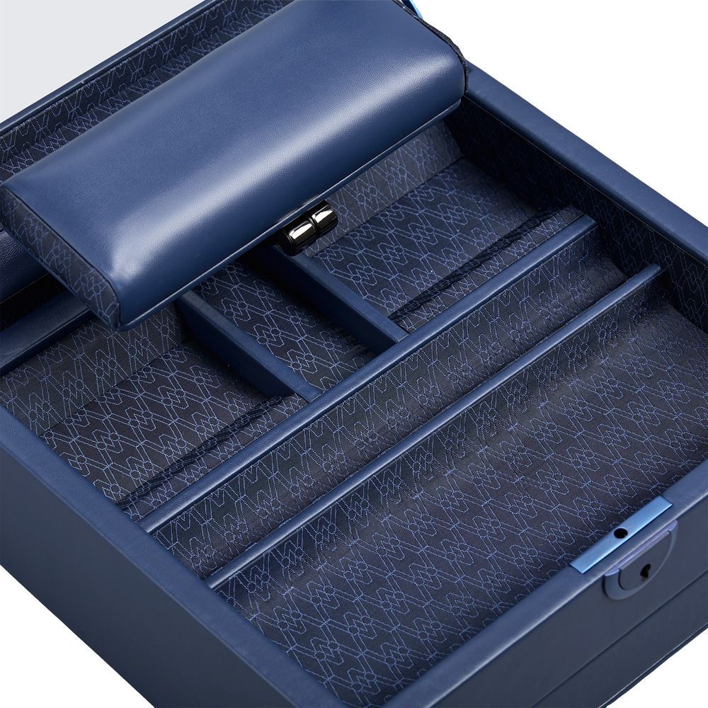 Wolf Earth Watch Stand Box Midnight Blue 190717