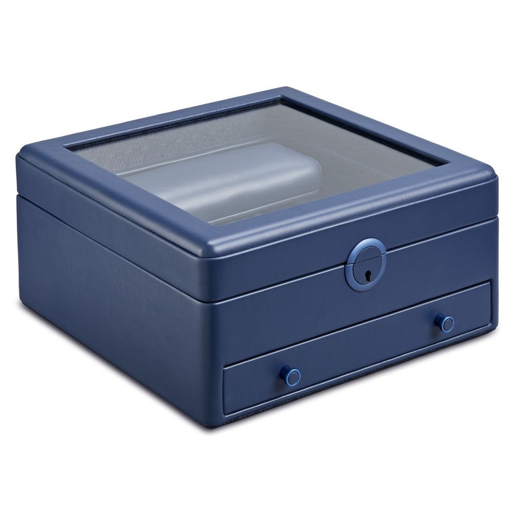 Wolf Earth Watch Stand Box Midnight Blue 190717