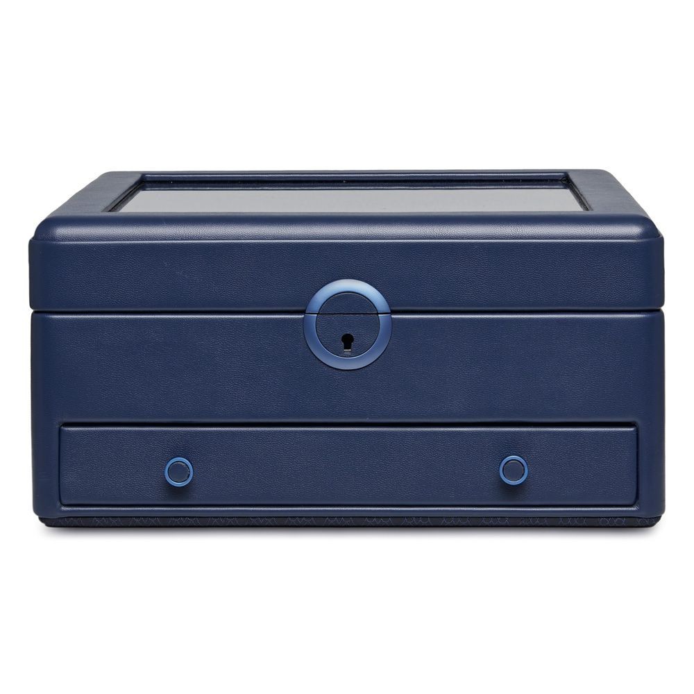 Wolf Earth Watch Stand Box Midnight Blue 190717