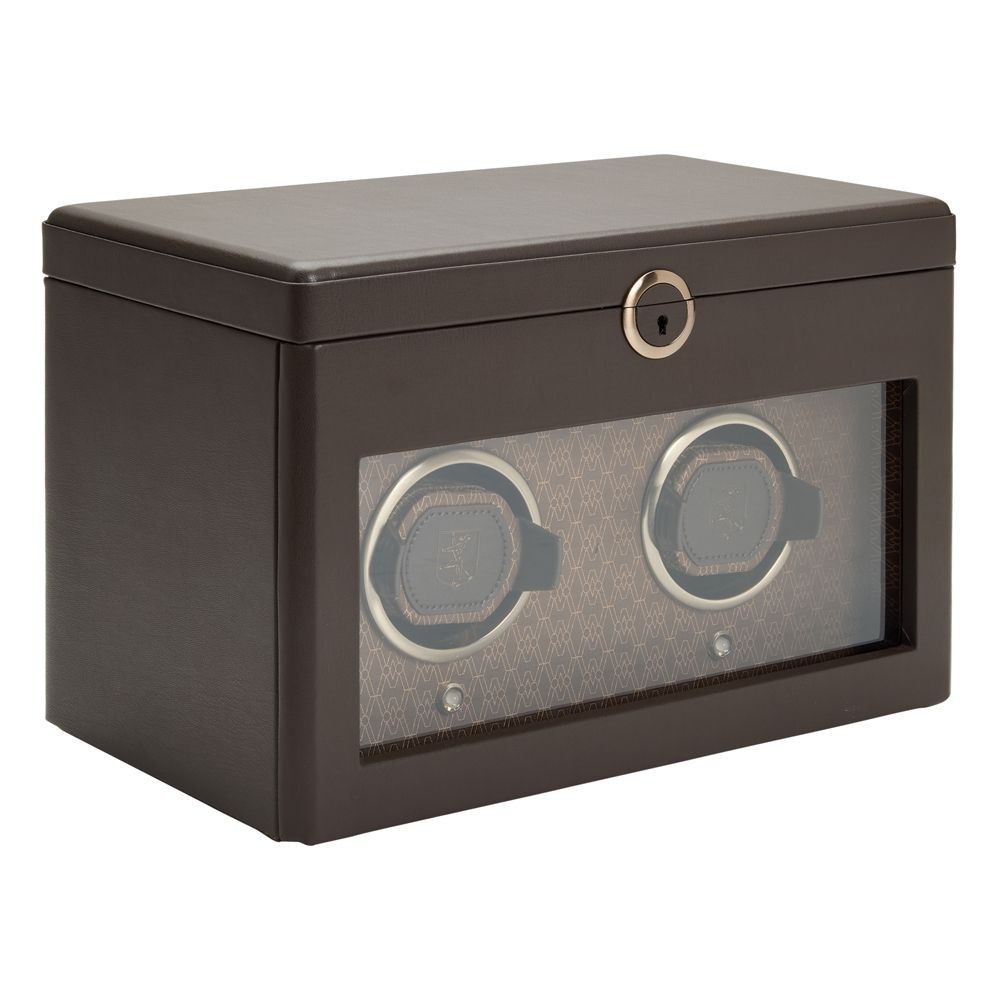 Wolf Earth Double Watch Winder Coffee 190406