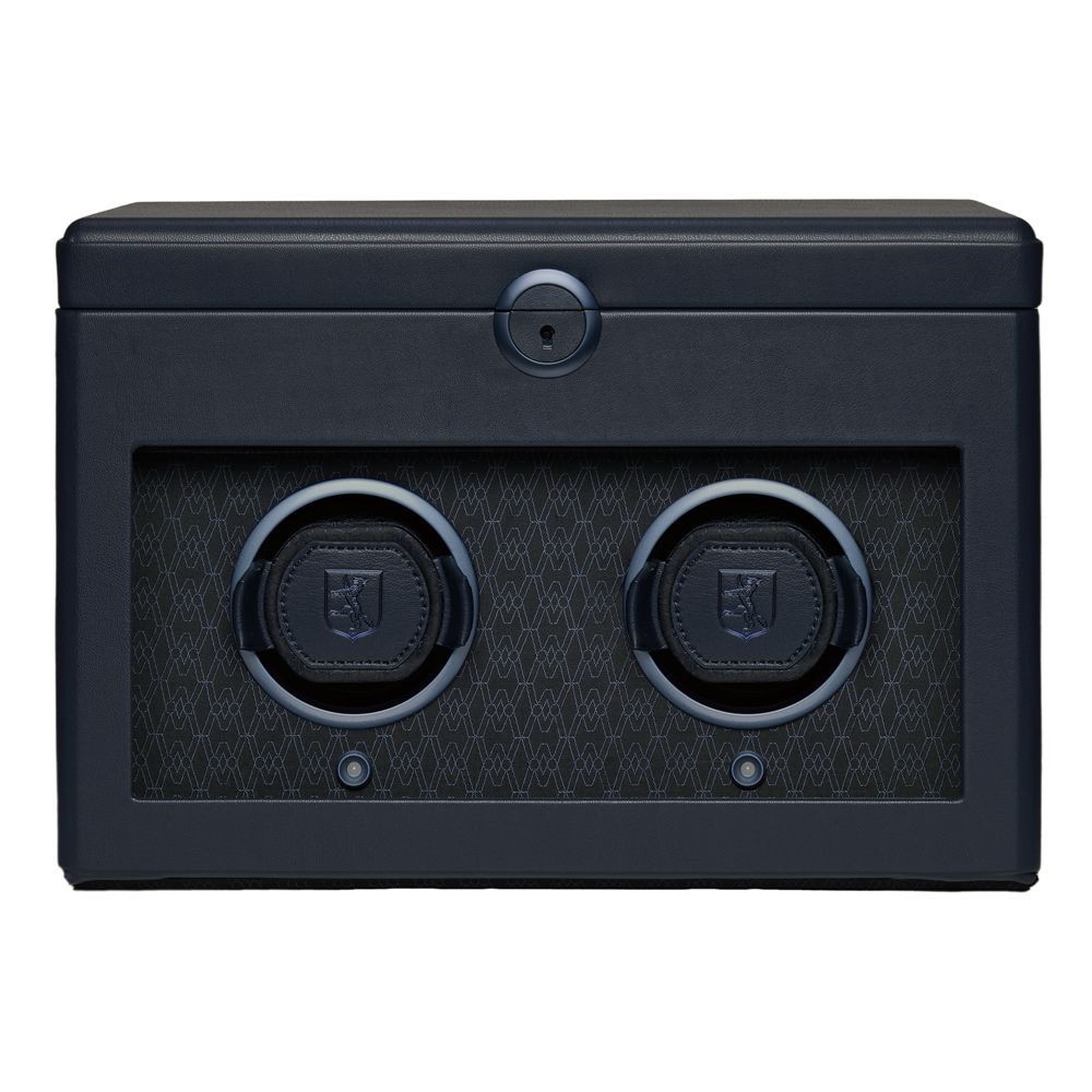 Wolf Earth Double Watch Winder Midnight Blue 190417