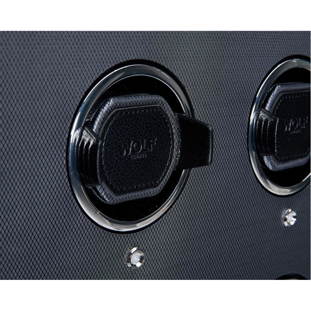 Wolf 16 Piece Watch Winder Cabinet Black 466702