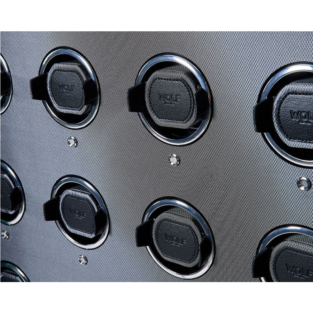 Wolf 16 Piece Watch Winder Cabinet Black 466702