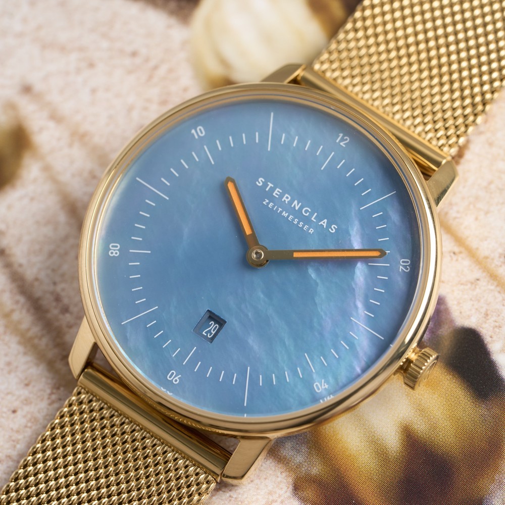 Sternglas Naos XS Edition Mother of Pearl Dark Blue S01-NDP07-MI07 - 33mm