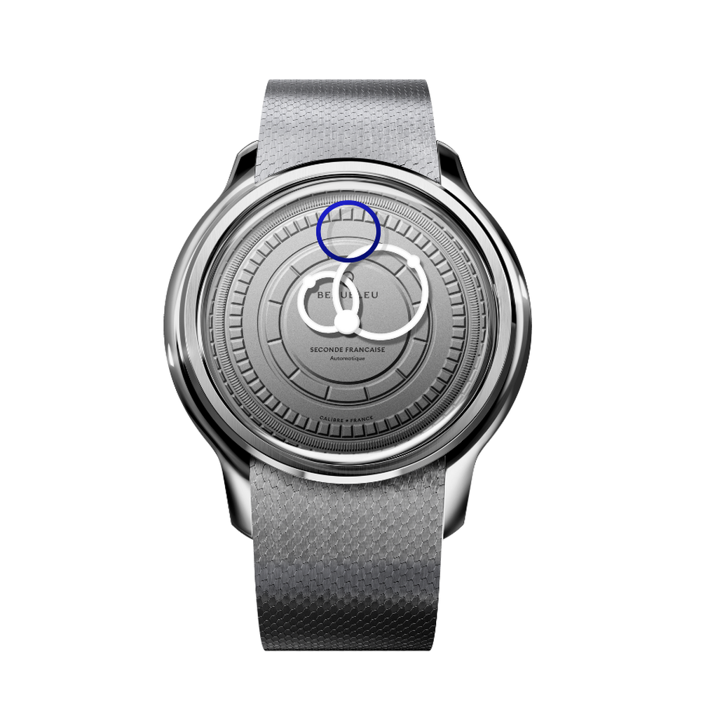 Beaubleu Seconde Française 20.24 Pearl Gray Steel Strap - 39mm