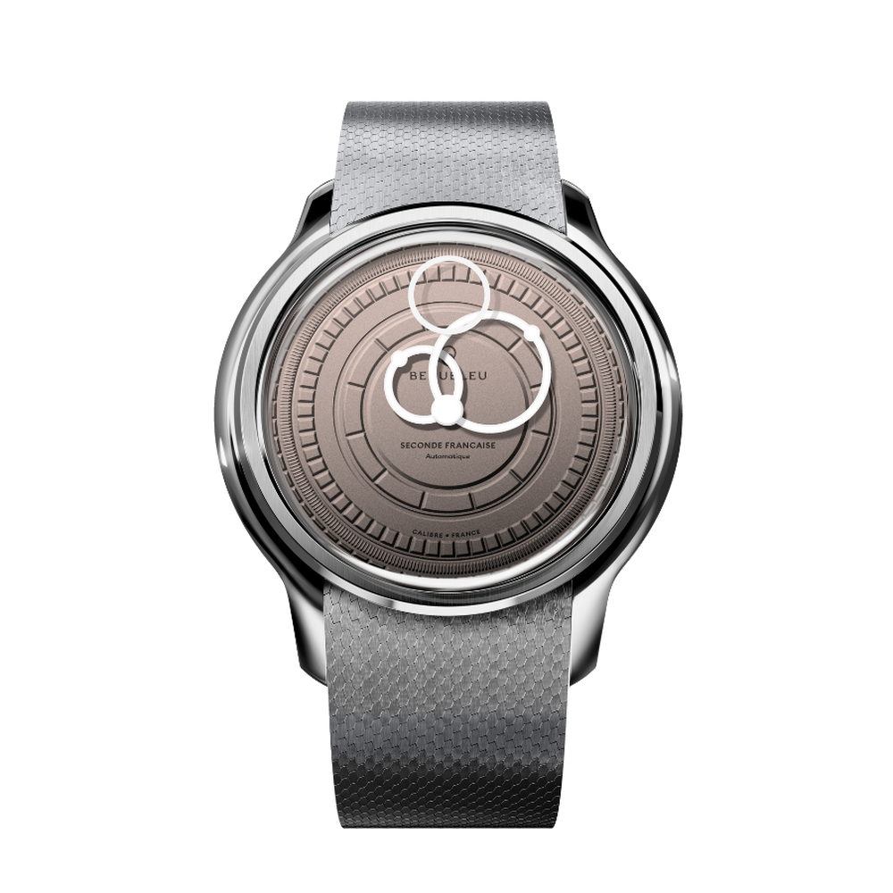 Beaubleu Seconde Française 20.24 Salmon Steel Strap - 39mm