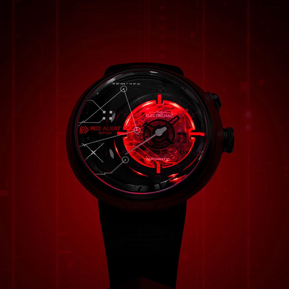 The Electricianz The Red Alert Edition - 44mm