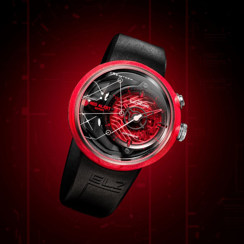 The Electricianz The Red Alert Edition - 44mm