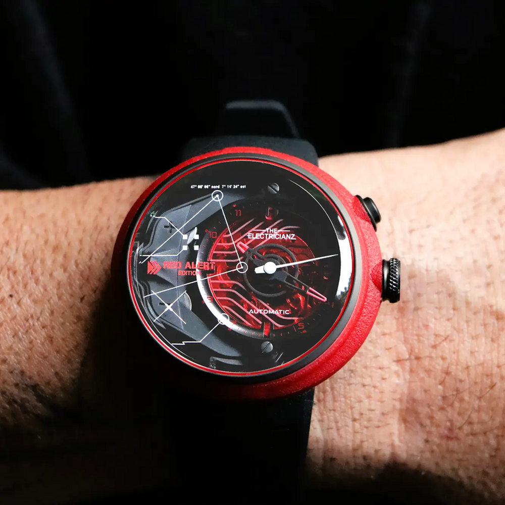 The Electricianz The Red Alert Edition - 44mm