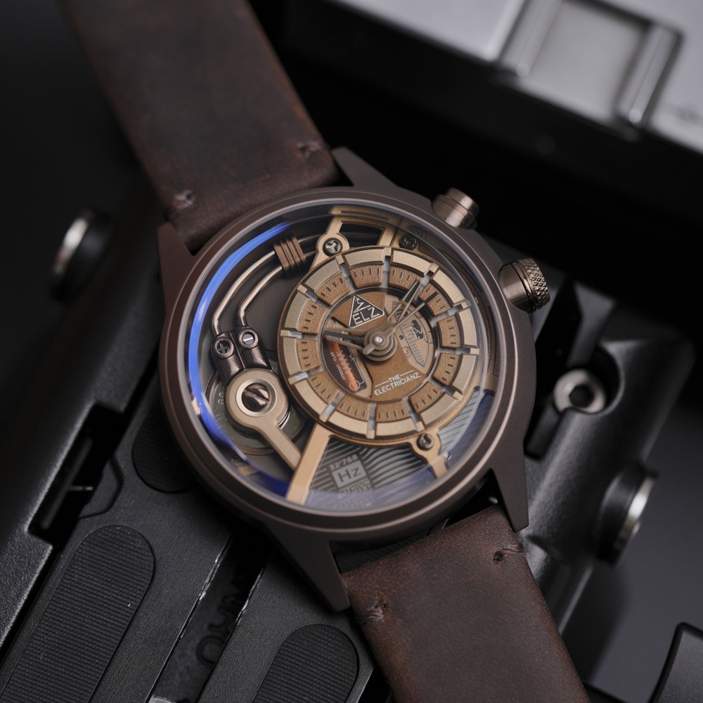 The Electricianz The Brown Z Leather ZZ-A4C/01-CLC - 45mm