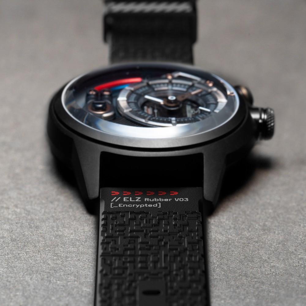 The Electricianz The Dark Z New Black Rubber ZZ-A3C/05-CRD - 45mm