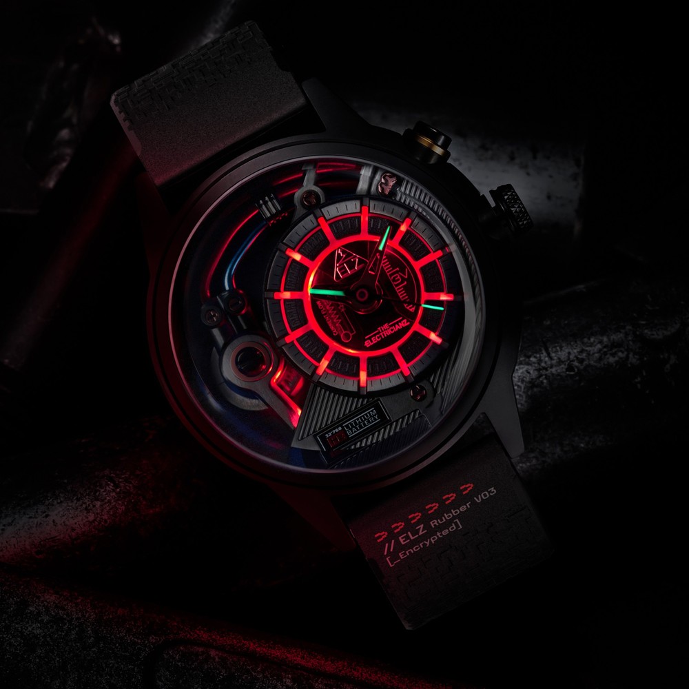 The Electricianz The Dark Z New Black Rubber ZZ-A3C/05-CRD - 45mm
