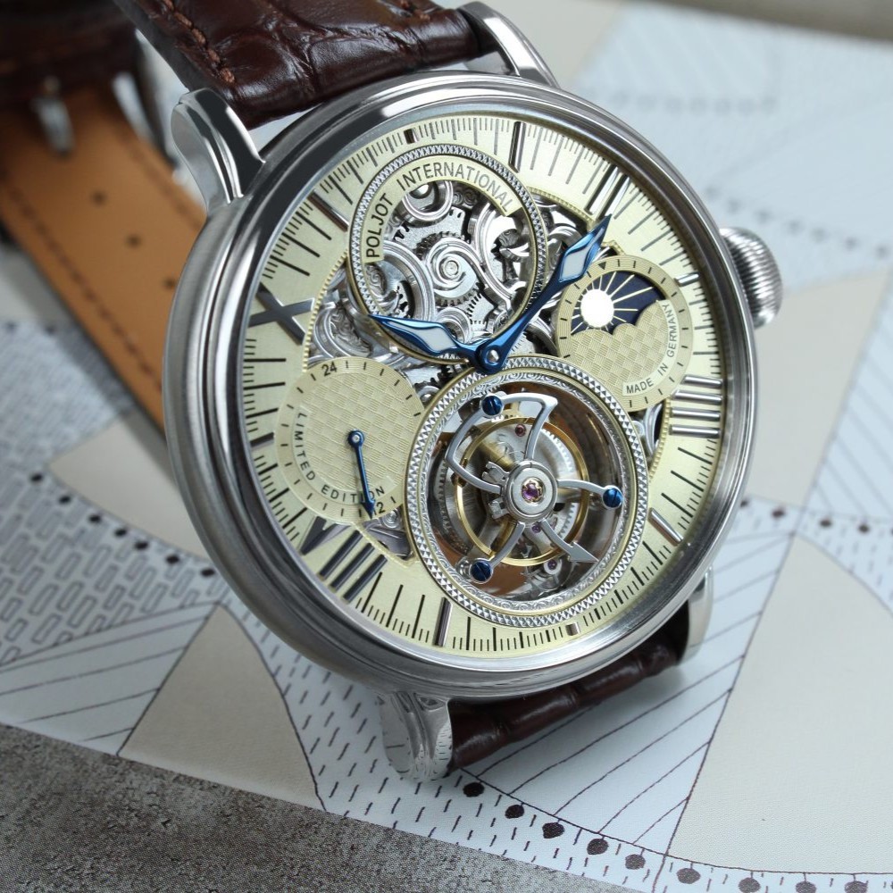 Poljot International Tourbillon Osem 3360.T88-C - 43mm