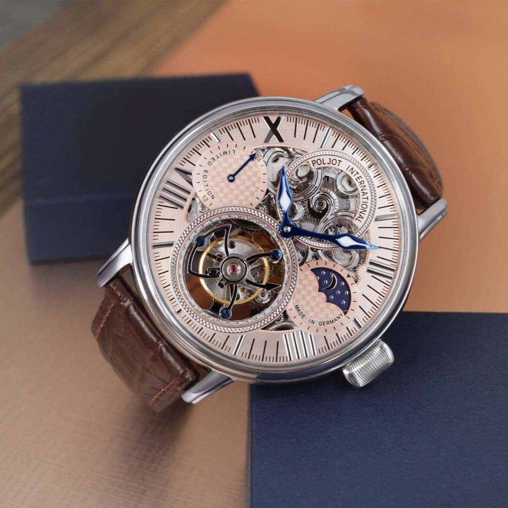 Poljot International Tourbillon Osem 3360.T88R - 43mm