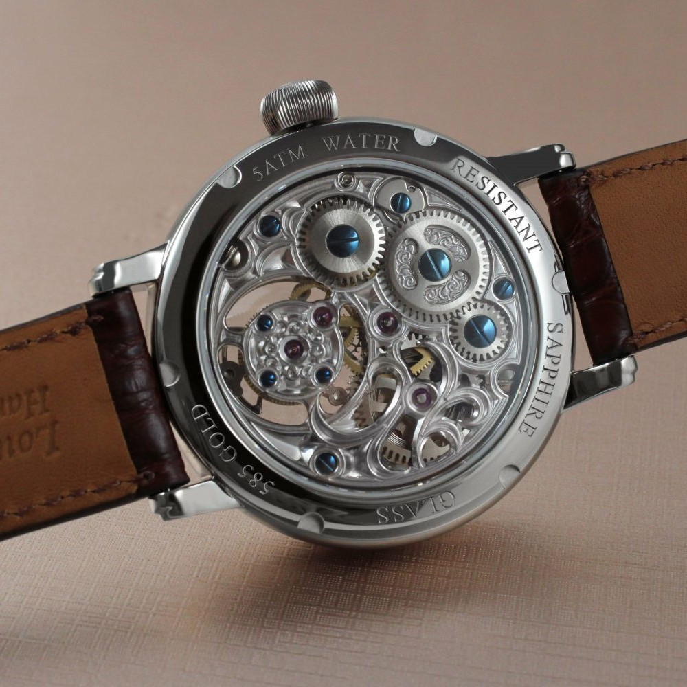 Poljot International Tourbillon Skeleton Gold 3360.T555WG-R - 43mm
