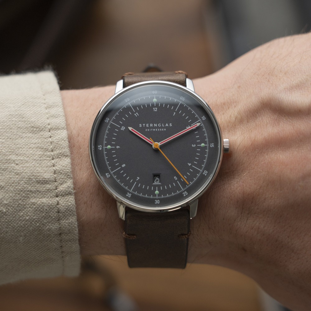 Sternglas Hamburg Neugraphit Quartz S01-HH39-VI11 - 42mm
