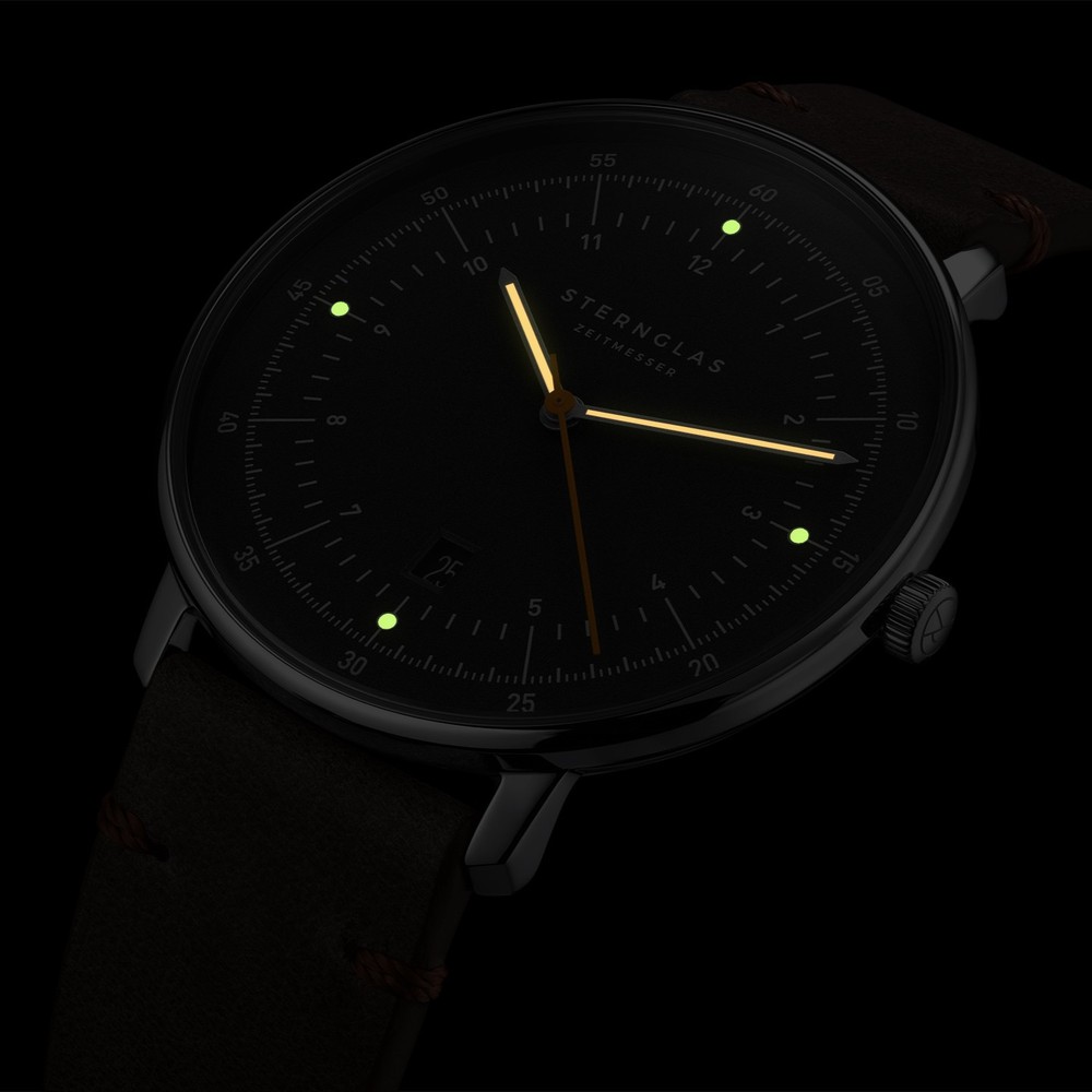 Sternglas Hamburg Neugraphit Quartz S01-HH39-VI11 - 42mm