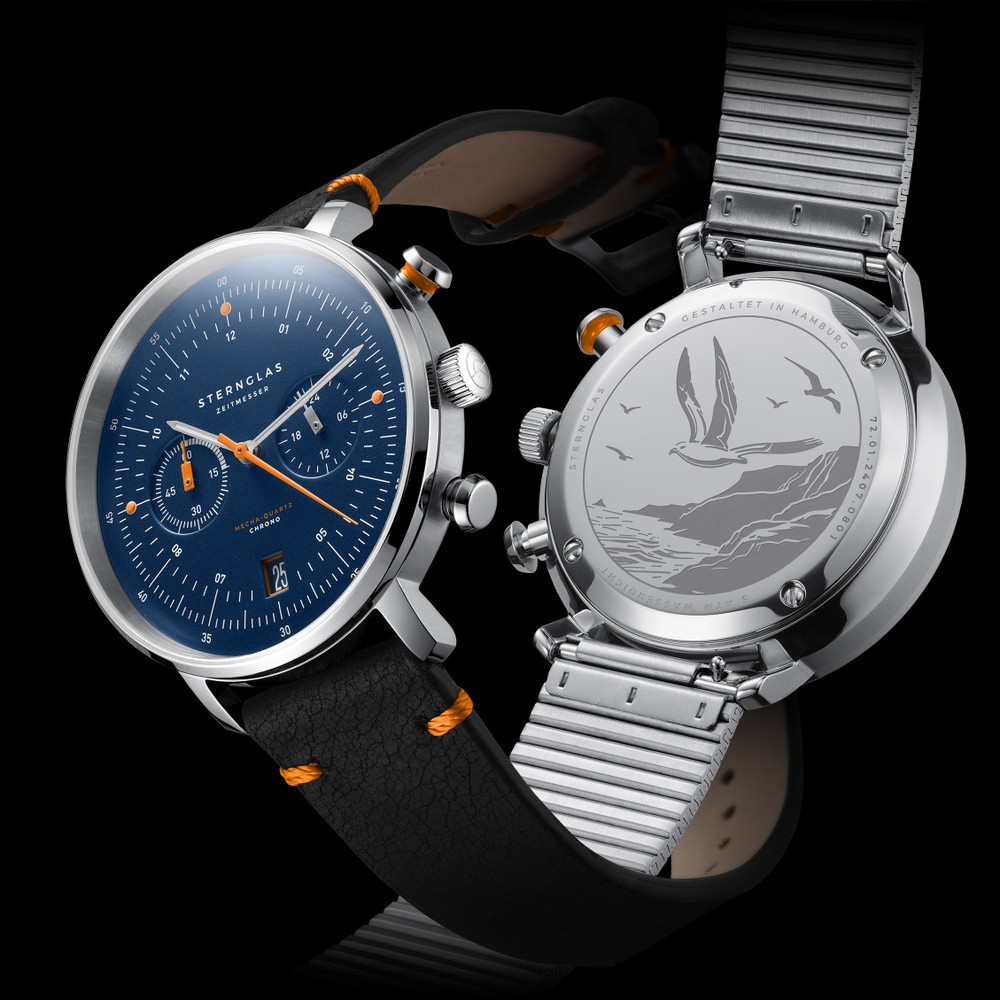 Sternglas Hamburg Chrono Edition Küste S01-HC06-EB05 - 42mm
