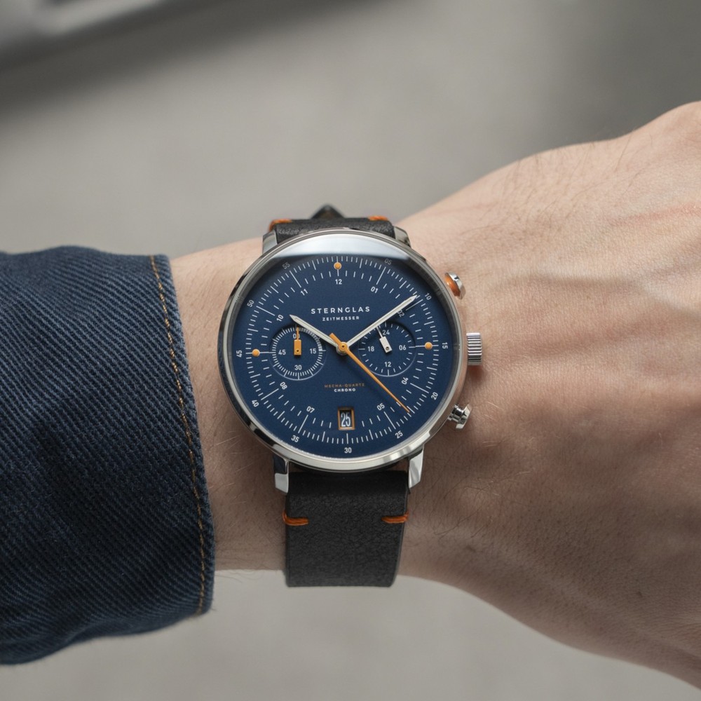 Sternglas Hamburg Chrono Edition Küste S01-HC06-EB05 - 42mm