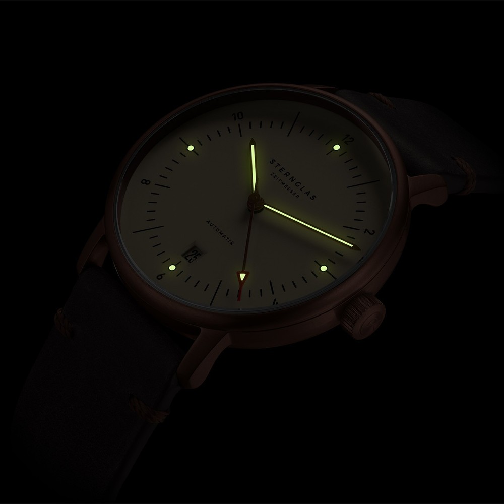 Sternglas Naos Automatik Alabaster Bronze S02-NA42-VI17 - 38mm