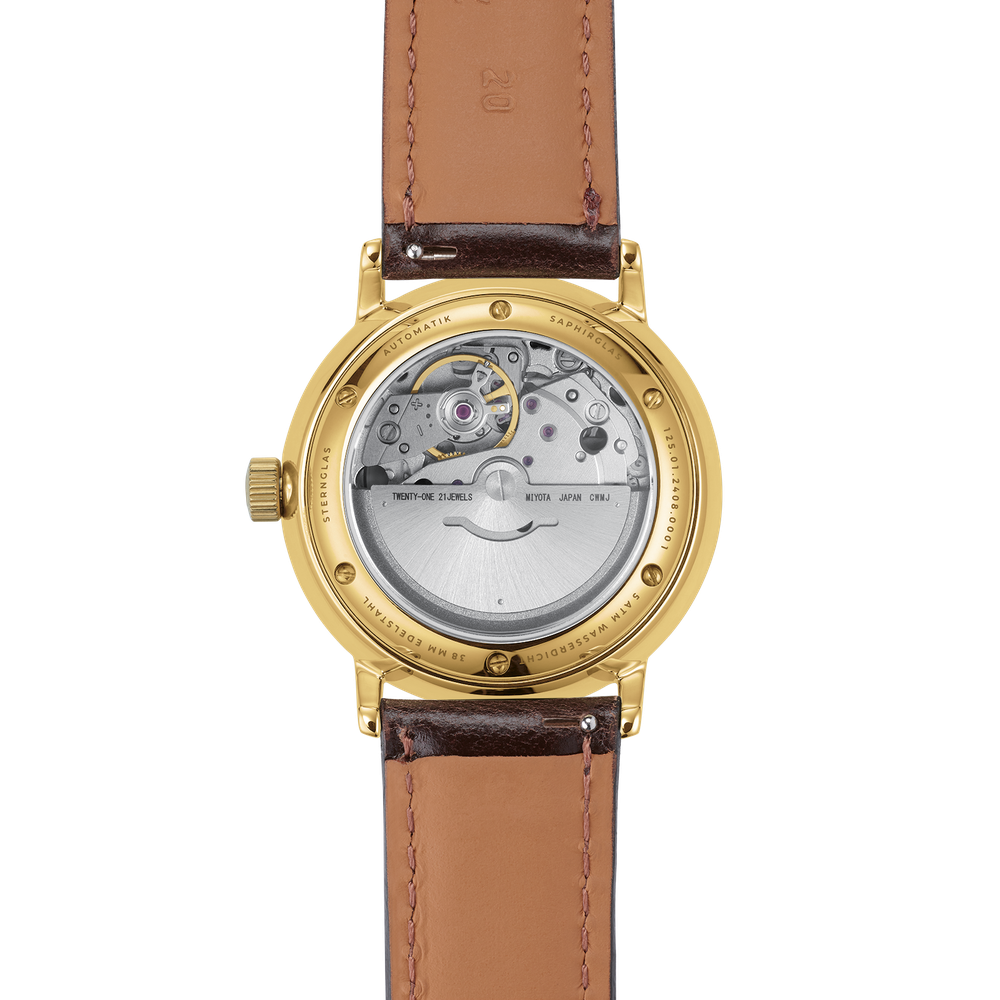 Sternglas Naos Automatik Dark Green Gold S02-NA22-BR01 - 38mm