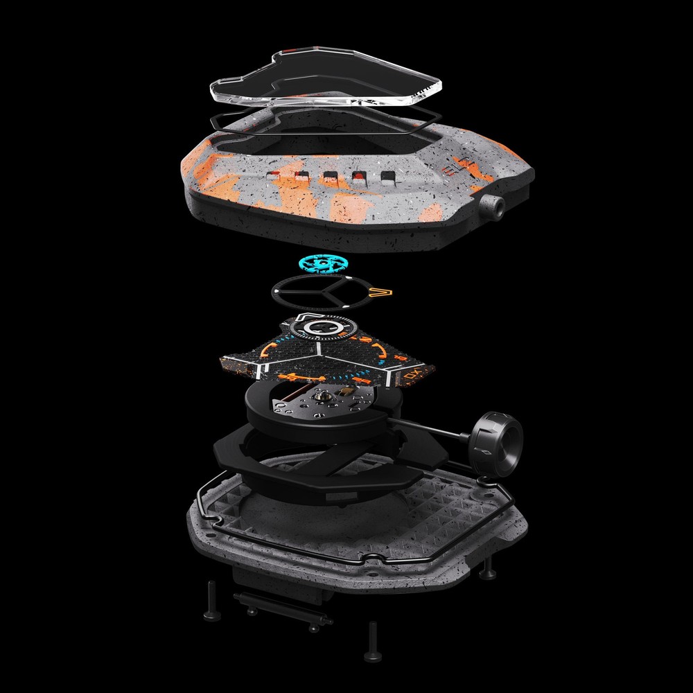 The Electricianz The Lunar Edition ZZ-D2C/01-CRG - 44.5mm