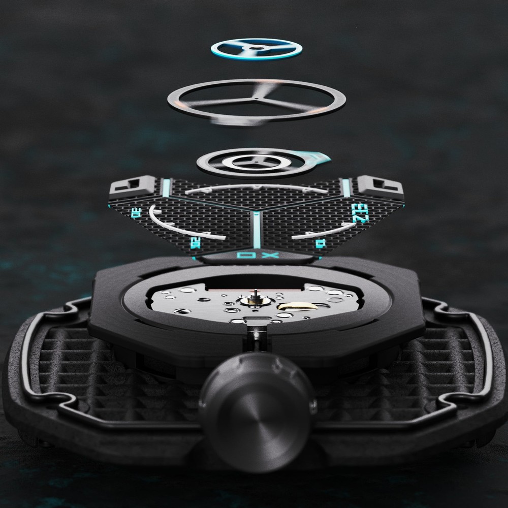The Electricianz The Shadow Edition ZZ-D2C/02-CRD - 44.5mm
