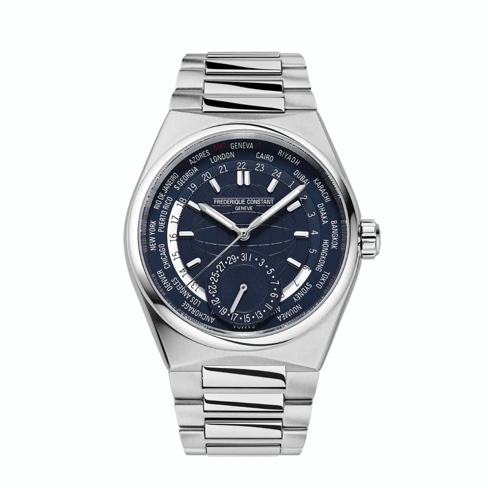 Frederique Constant Highlife Worldtimer Manufacture FC-718N4NH6B - 41mm