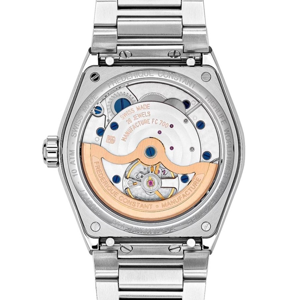 Frederique Constant Highlife Worldtimer Manufacture FC-718N4NH6B - 41mm