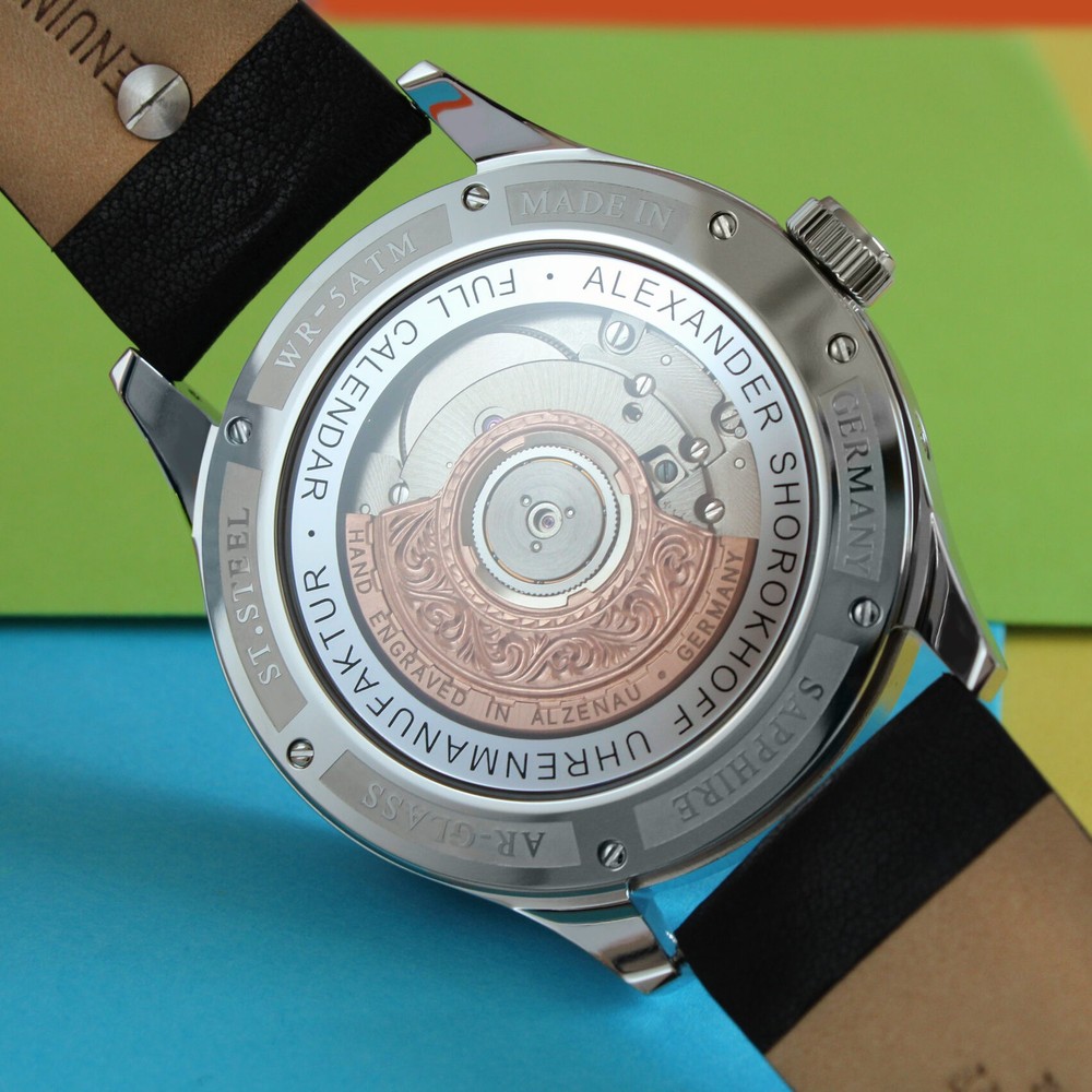 Alexander Shorokhoff Full Calendar Cadamomo Black AS.VK-CDMM4 - 43.5mm