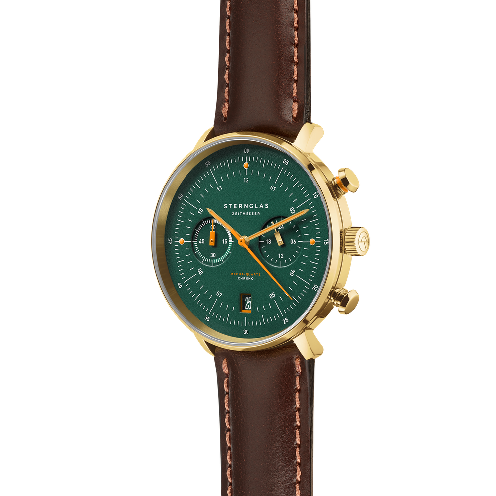 Sternglas Hamburg Chrono Edition Vintage S01-HCV22-BR01 - 42mm