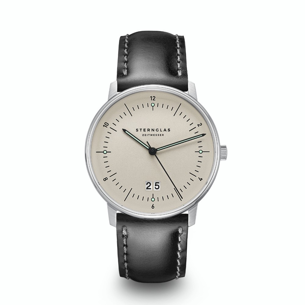 Sternglas Naos Big Date Alabaster S01-NAG26-BR02 - 38mm