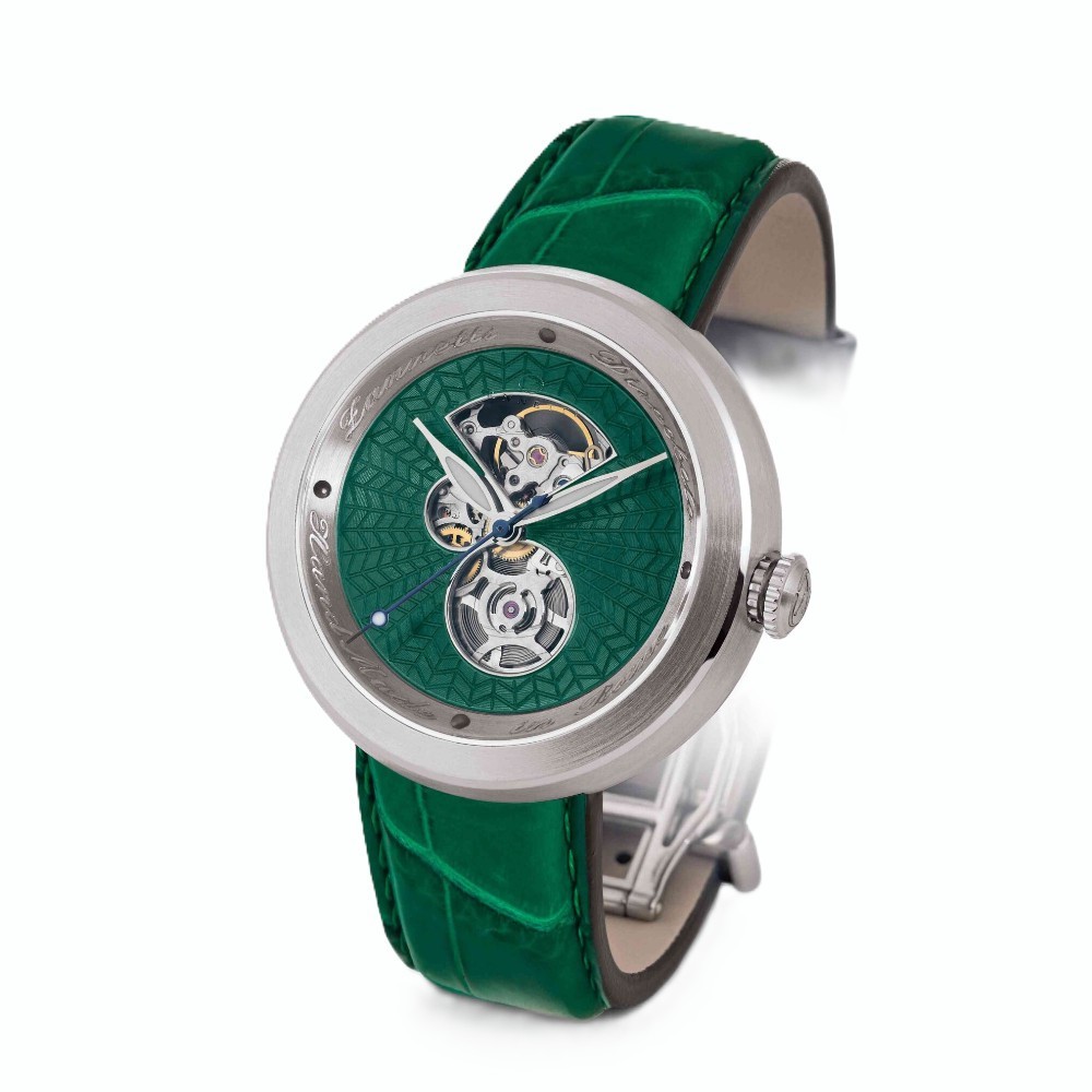 Zannetti Discobolo Green acciaio WCIG018.D004 - 45mm