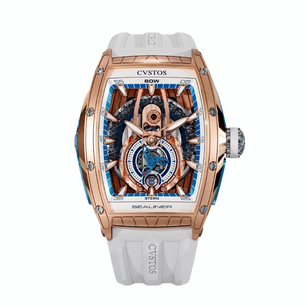 CVSTOS Sealiner PS Bicolor 5N Red Gold Skyblue C00103.4125001 - 53.7 x 41 mm