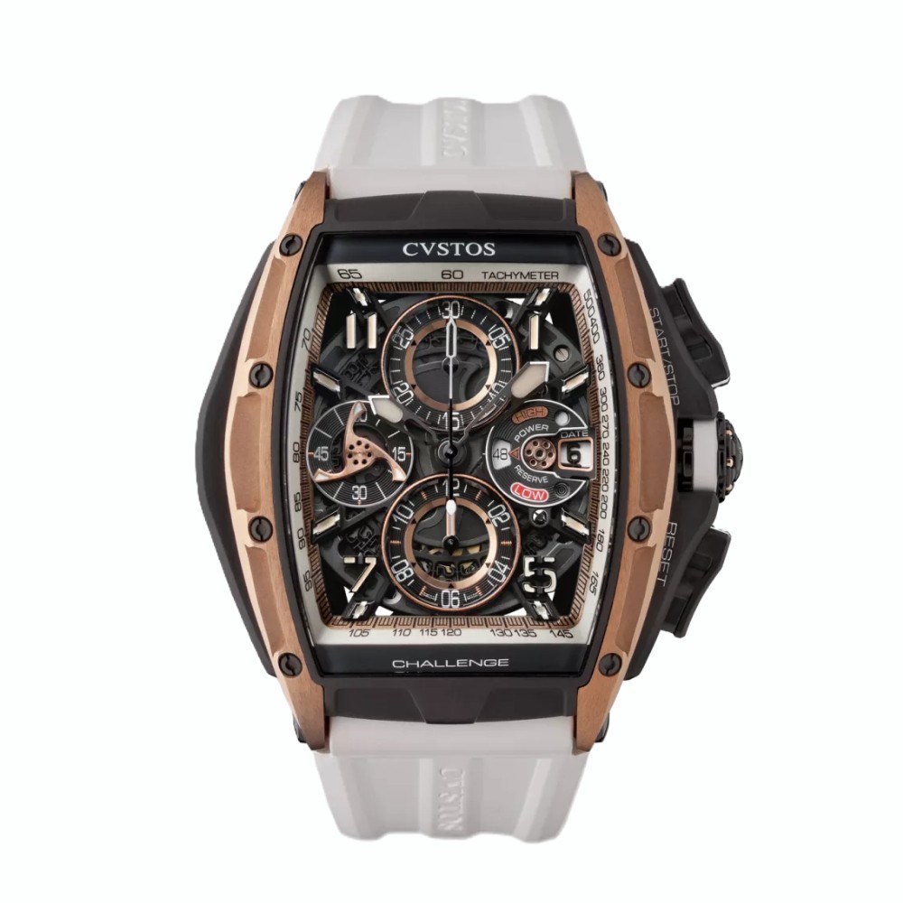 CVSTOS Chrono 5N Red Gold Black Titanium White B00107.4172003 - 53.7 x 41 mm
