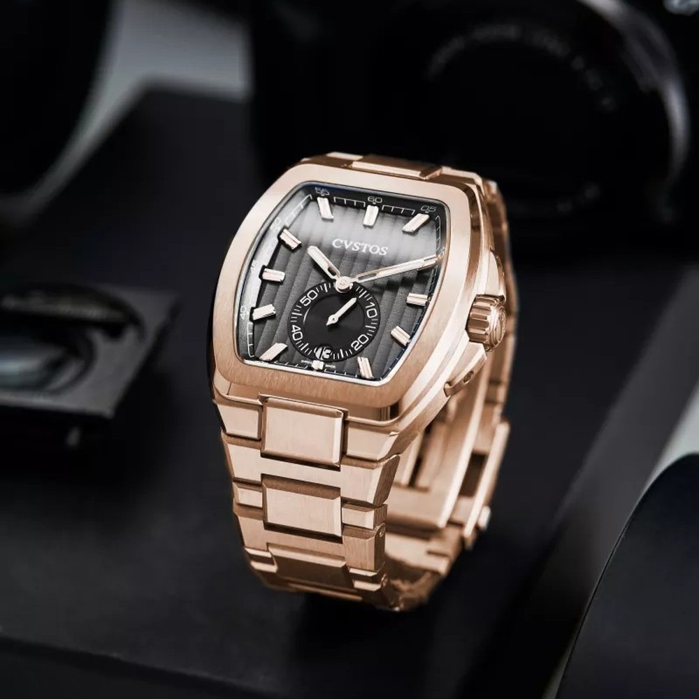 CVSTOS Metropolitan PS 5N Red Gold Grey F01103.4222001 - 51 x 42 mm