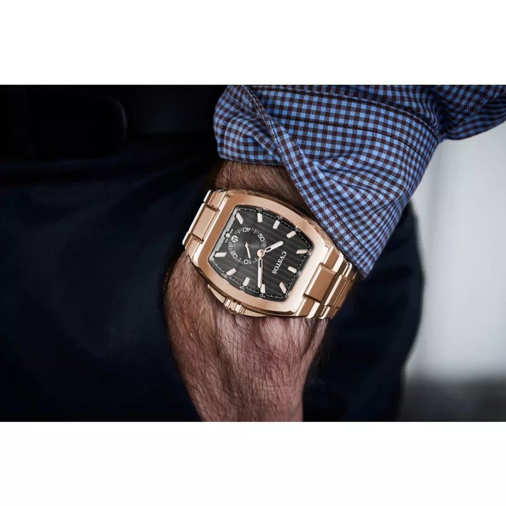 CVSTOS Metropolitan PS 5N Red Gold Grey F01103.4222001 - 51 x 42 mm