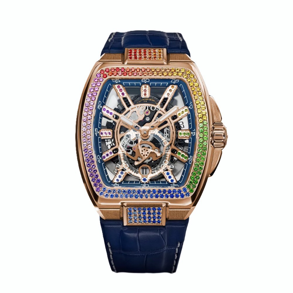 CVSTOS Metropolitan PS 5N Red Gold SQLT 5N Dial Diamond F00103.4225002 - 51 x 42 mm