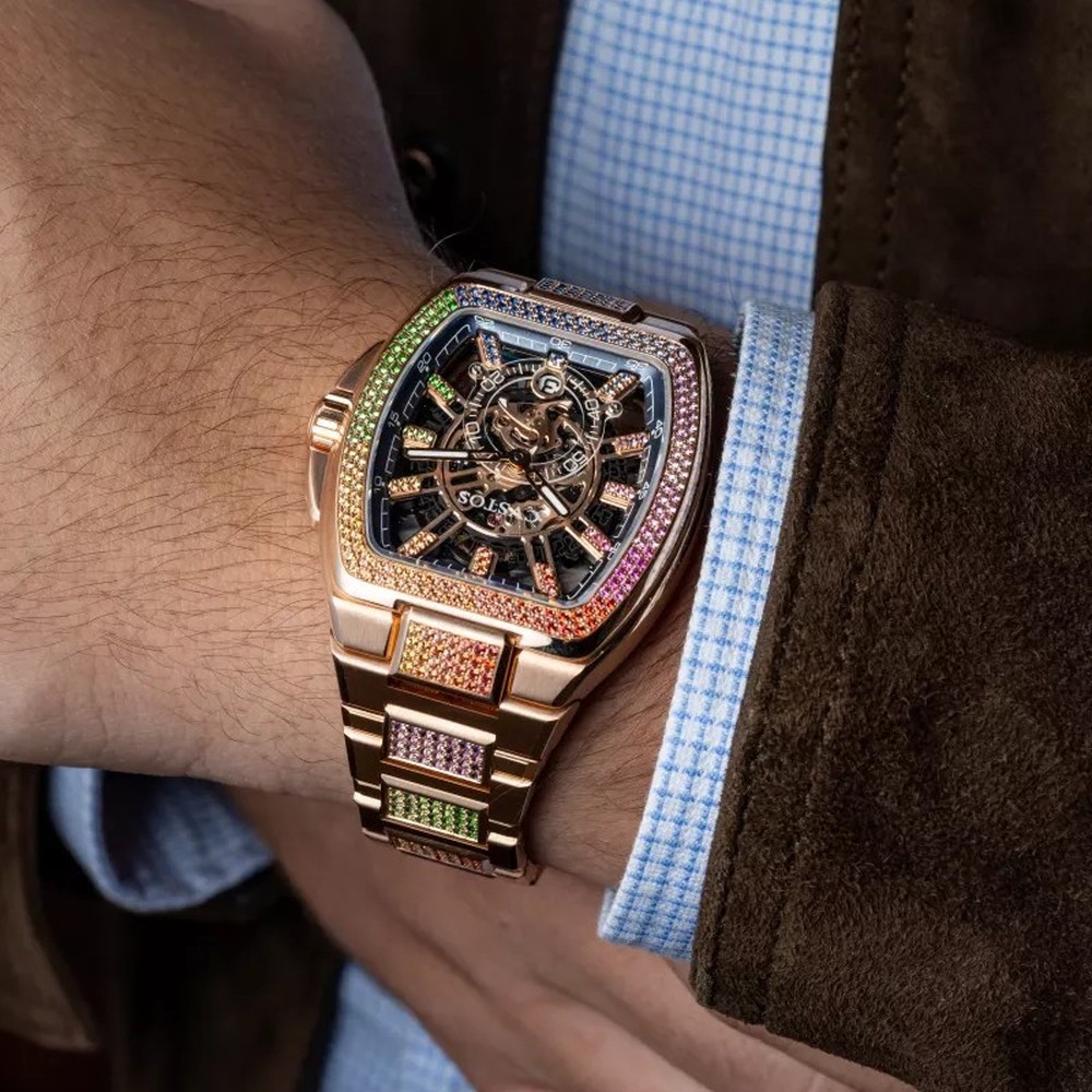 CVSTOS Metropolitan PS 5N Red Gold SQLT 5N Dial Diamond F00103.4225002 - 51 x 42 mm