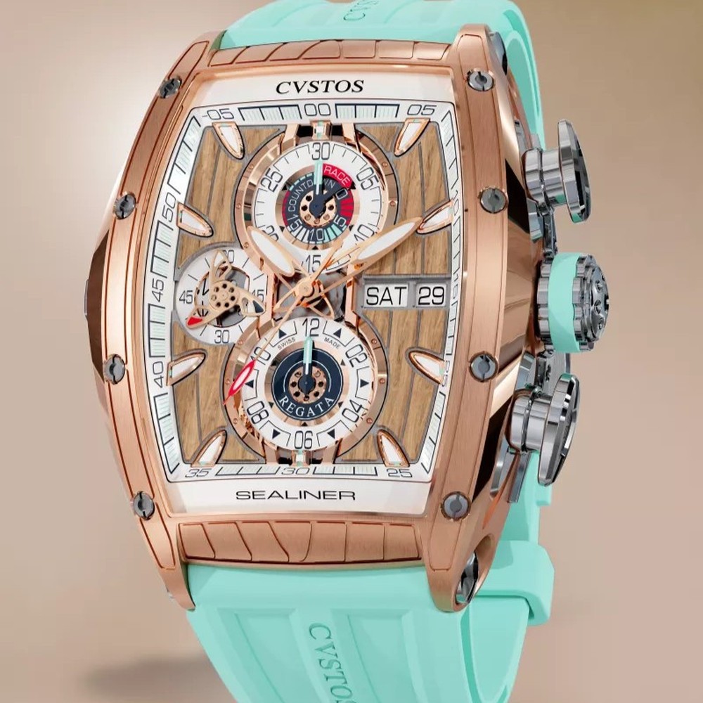 CVSTOS Sealiner Chronograph 5N Red Gold 5N C01107.4125001 - 53.7 x 41 mm