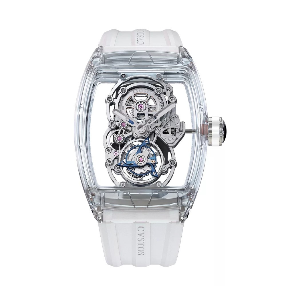 CVSTOS Challenge Tourbillon 8 Sapphire/Rhodium MVT E00105.3986001 - 41mm