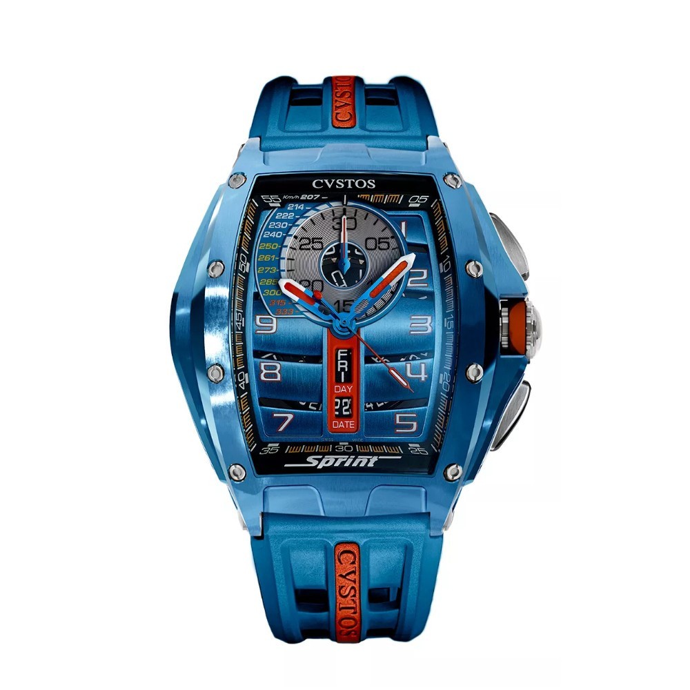 CVSTOS Racing Chrono Sprint Steel Sky Blue B01107.4103001 - 41mm