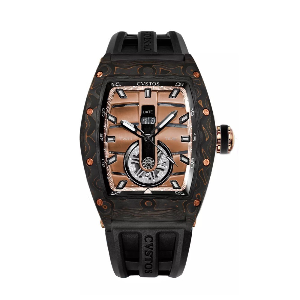 CVSTOS Twin-Time Carbon Oro Dial A01108.4165001 - 41mm