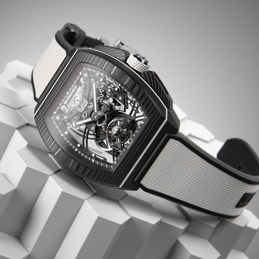 Bianchet B 1.618 Flying Tourbillon Grande Date Carbon White CBWFTGD4 - 43 x 51mm