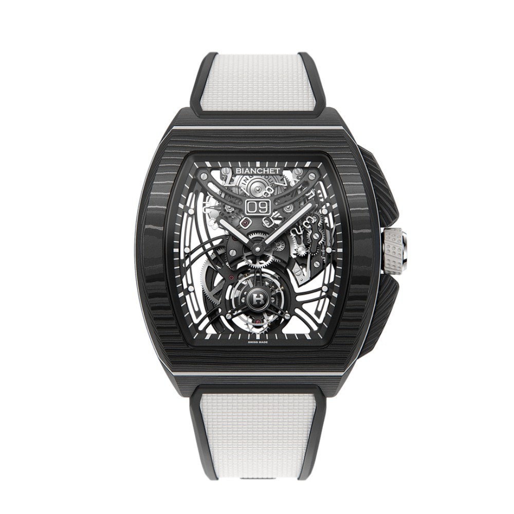 Bianchet B 1.618 Flying Tourbillon Grande Date Carbon White CBWFTGD4 - 43 x 51mm