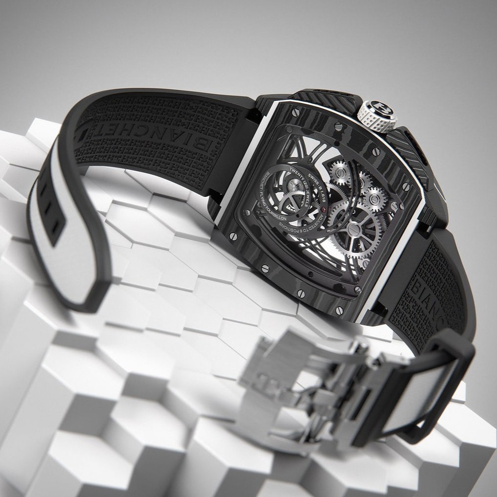 Bianchet B 1.618 Flying Tourbillon Grande Date Carbon White CBWFTGD4 - 43 x 51mm