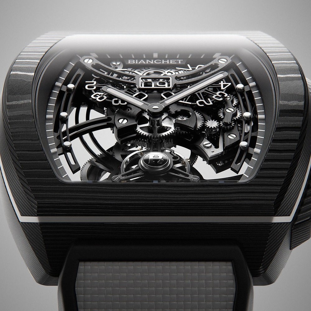 Bianchet B 1.618 Flying Tourbillon Grande Date Carbon White CBWFTGD4 - 43 x 51mm