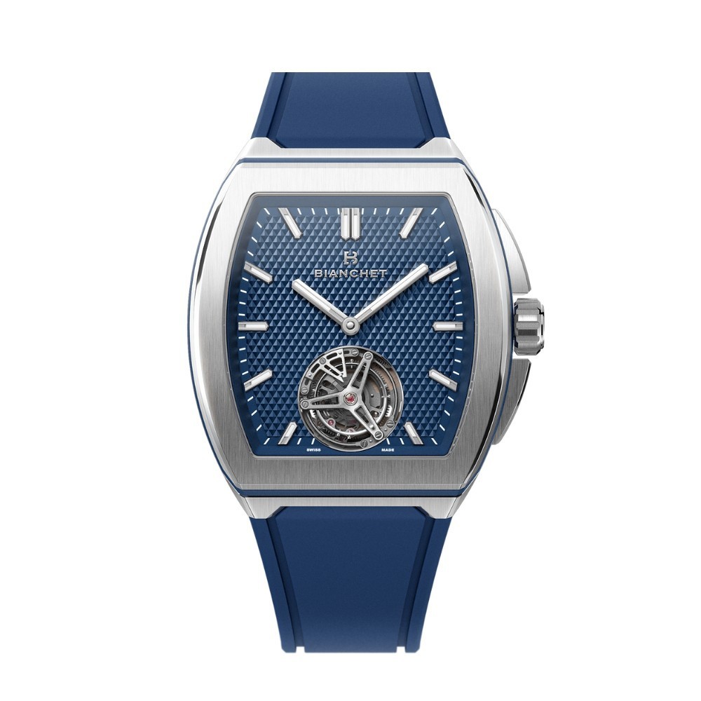 Bianchet B 1.618 Flying Tourbillon UltraFino Dial Titanium Blue UFFTDLTNBL - 40 x 47.39mm